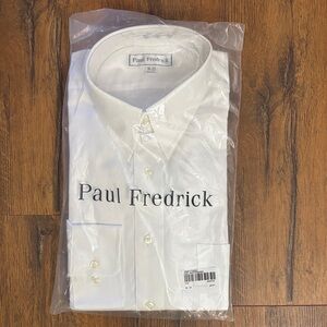 Paul Fredrick Classic White Dress Shirt